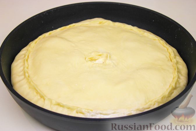 Фото приготовления рецепта: Пирог с картошкой - шаг №8
