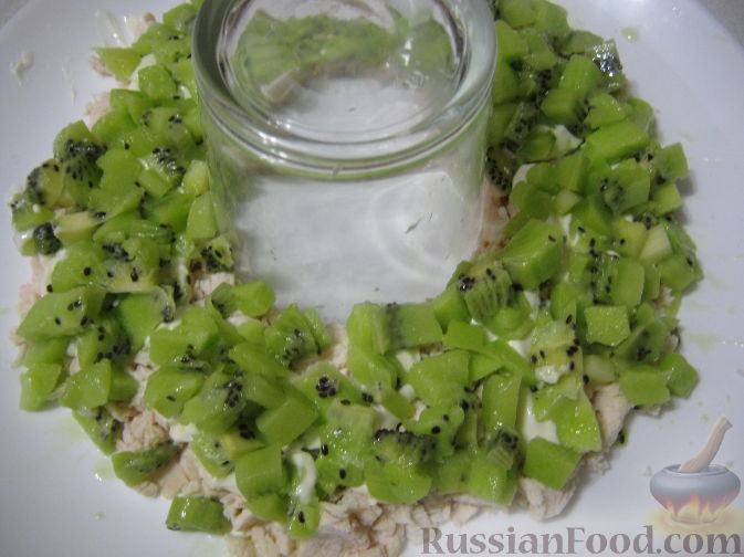 Изумрудный салат рецепт с киви