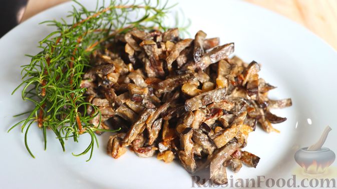 Шампиньоны жареные на сковороде - Пошаговый рецепт с фото. Вторые блюда. Блюда из грибов
