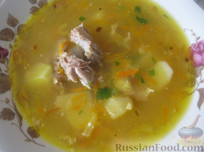 Рецепт горохового супа с ребрами