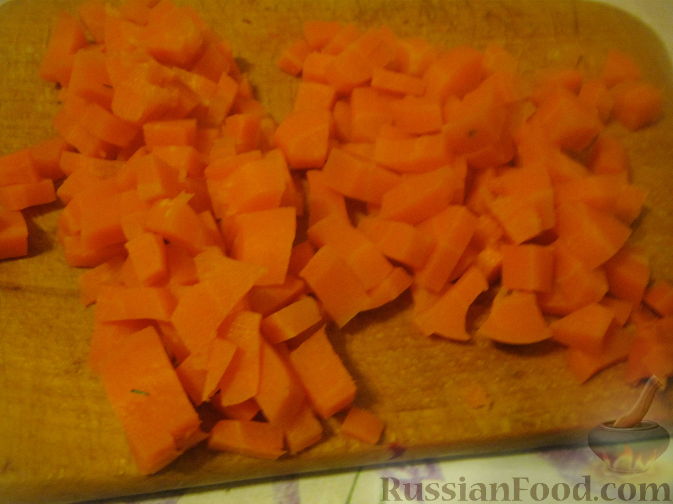 Фото приготовления рецепта: Салат из кальмаров с картофелем и морковью - шаг №6