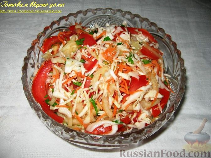 Фото приготовления рецепта: Салат по-панагорски - шаг №5