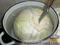 Фото приготовления рецепта: Голубцы с мясом и рисом - шаг №1