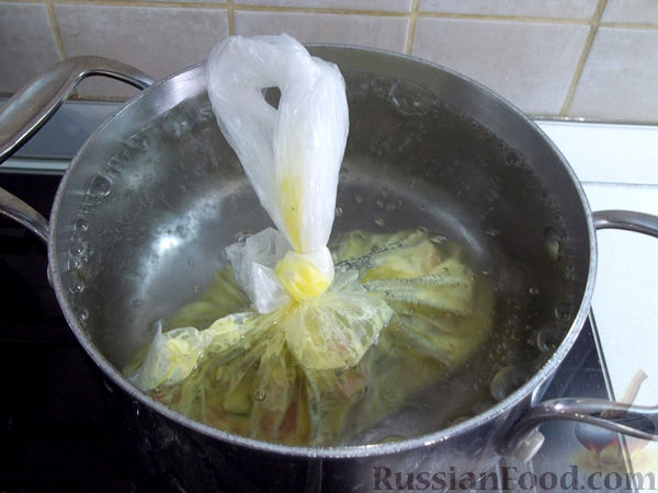 Фото приготовления рецепта: Запеканка из пекинской капусты с сыром - шаг №10