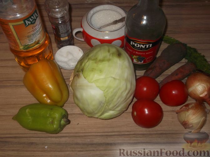 Фото приготовления рецепта: Салат с капустой - шаг №1