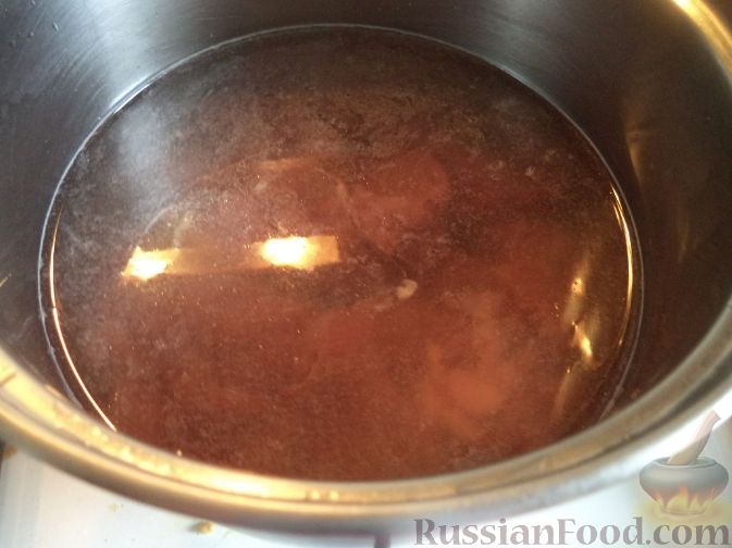 Фото приготовления рецепта: Гречневый суп с яичной заправкой - шаг №12