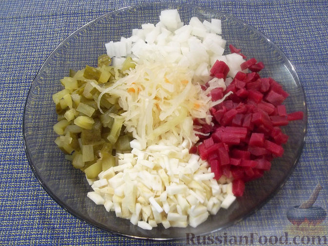Фото приготовления рецепта: Овощной салат - шаг №5