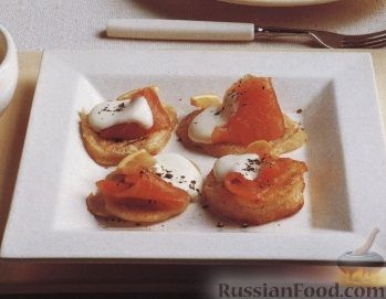 Рецепт Картофельная закуска с лососем