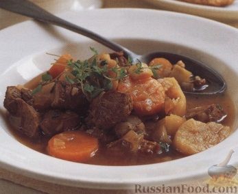 Рецепт Деревенский суп с бараниной