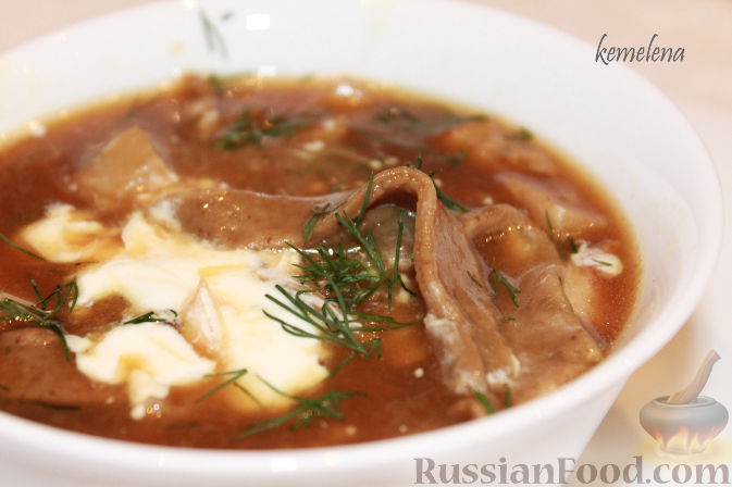 Рецепт Грибной суп с грибной лапшой