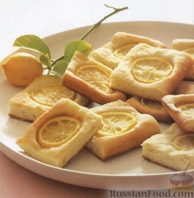 Рецепт Хлебные коржики с лимоном и солью