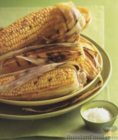 Рецепт Пряная кукуруза, жаренная на гриле