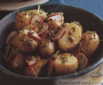 Рецепт Картофельный салат с редисом