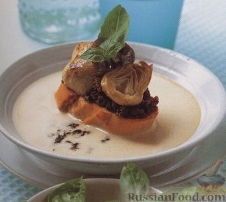 Рецепт Суп-пюре с гренками