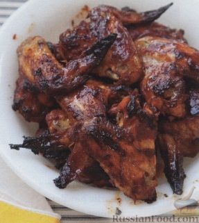 Рецепт Куриные крылышки, жареные в духовке