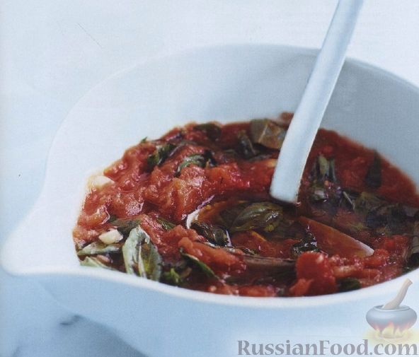 Рецепт Свежий томатный соус