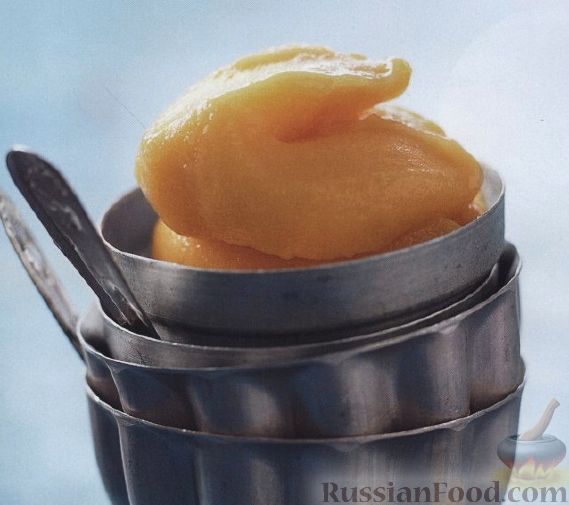 Рецепт Сорбет из манго и персика