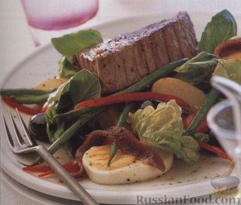 Рецепт Картофельный салат с тунцом