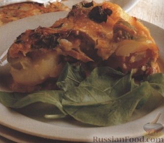 Рецепт Картофельная запеканка с копчеными колбасками