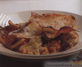 Рецепт Картофельное рагу с курятиной и грибами