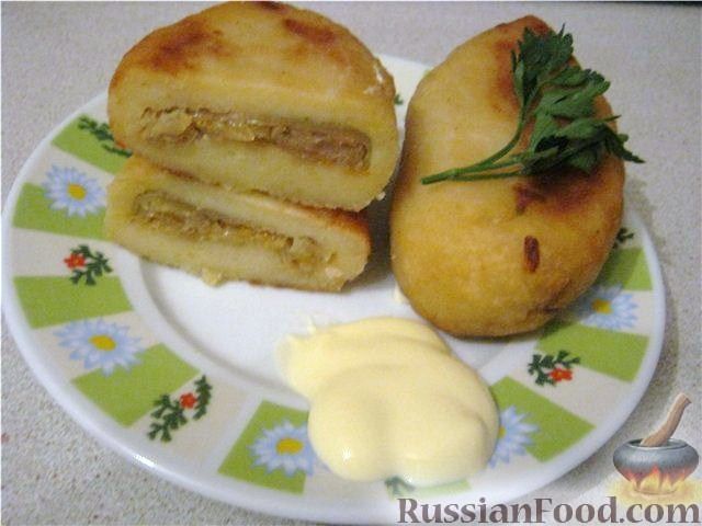 Рецепт Картофельные зразы с капустой постные