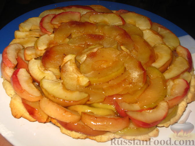 Рецепт Пирог песочный яблочный