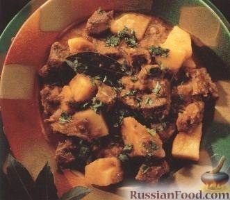 Рецепт Рагу из ягнятины и картофеля