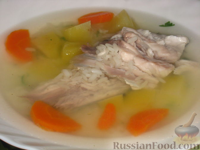 Рецепт Рыбный суп с рисом