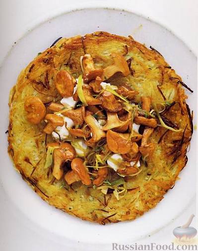 Рецепт Картофельное «рёшти» с грибами