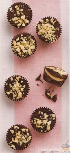 Рецепт Шоколадные конфеты с арахисом