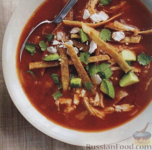 Рецепт Мексиканский куриный суп