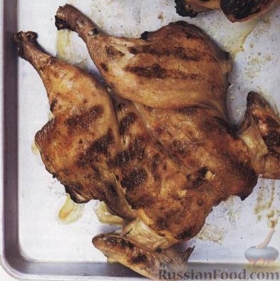 Рецепт Курица в цитрусовом маринаде, жареная на гриле