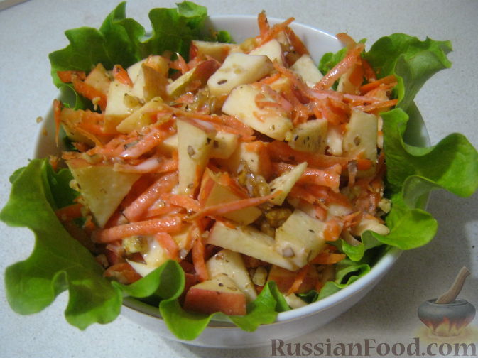 Рецепт Сладкий салат «Оранжевое чудо»