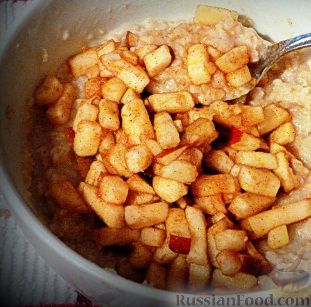 Рецепт Печеные яблоки с орехами и изюмом