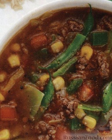 Рецепт Суп из овощей и мяса