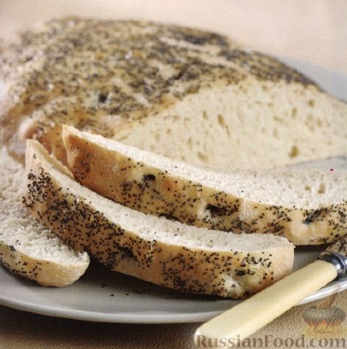 Рецепт Плоский хлеб с маком