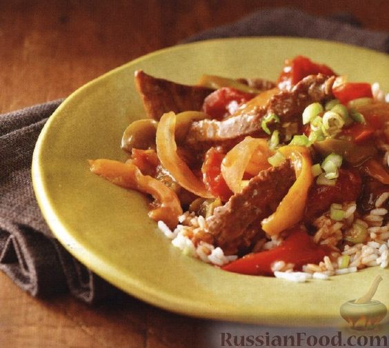 Рецепт Мясное рагу с овощами в медленноварке
