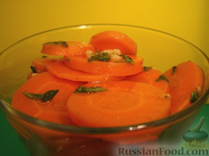 Рецепт Салат из моркови в остром маринаде