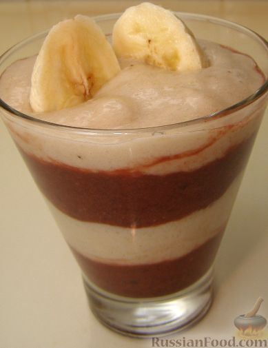 Рецепт Смузи вишнево-банановый
