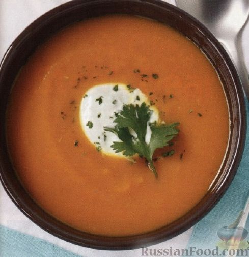 Рецепт Суп-пюре из батата и тыквы