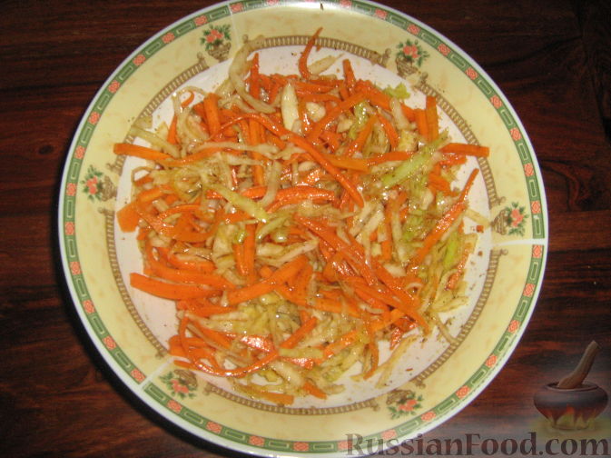 Рецепт Салат из моркови и капусты "по-корейски"