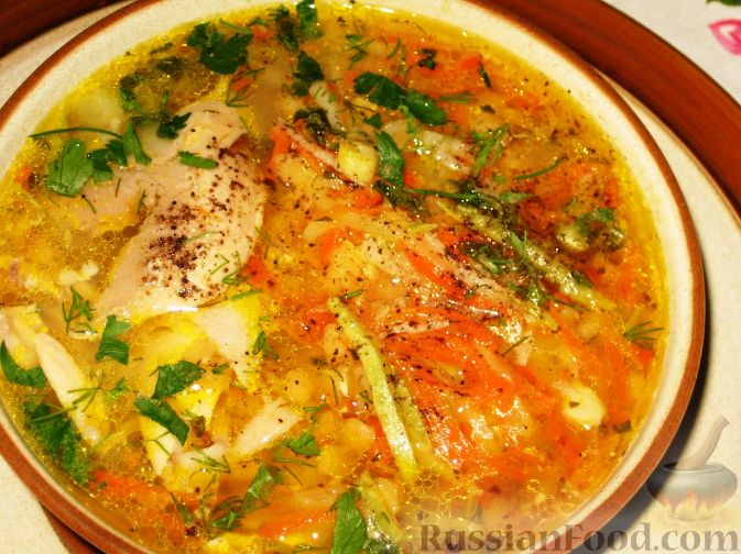 Рецепт Овощной суп с чечевицей