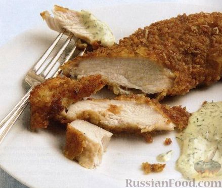 Рецепт Куриное филе в панировке