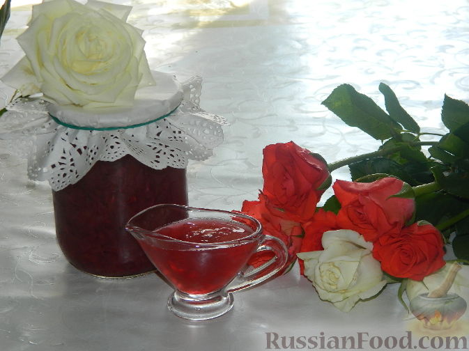 Рецепт Розовое варенье