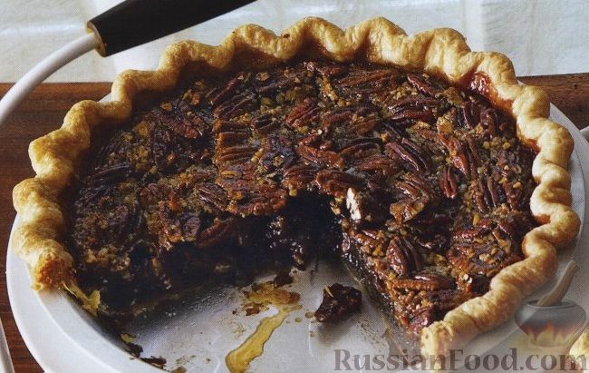 Рецепт Пирог с орехами и бурбоном