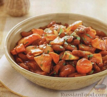 Рецепт Овощное рагу с фасолью
