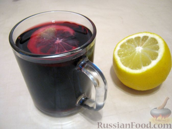 Рецепт Глинтвейн с лимоном