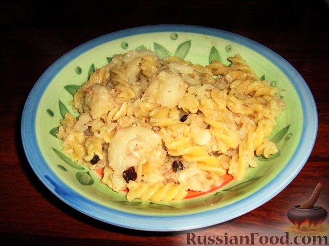 Рецепт Паста с цветной капустой и тунцом