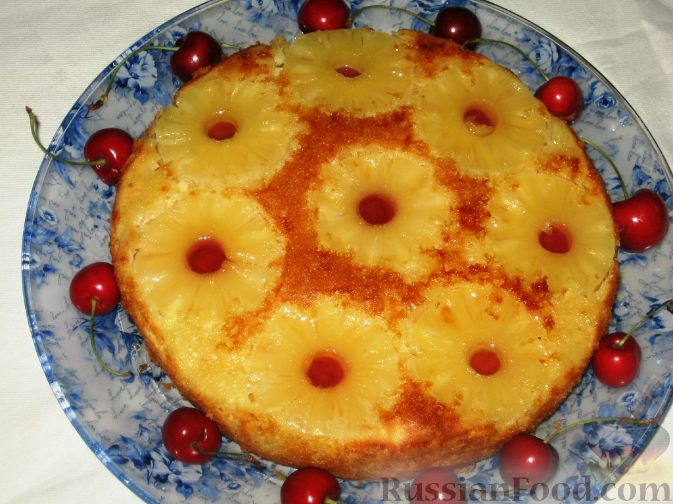 Рецепт Итальянский ананасовый пирог
