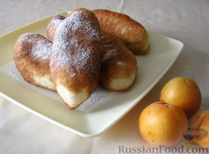 Рецепт Жареные пирожки с абрикосами